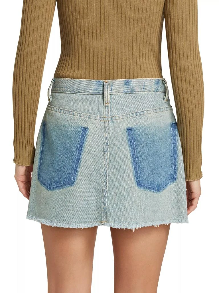 Sea Alba Patch-Pocket Denim Miniskirt 5