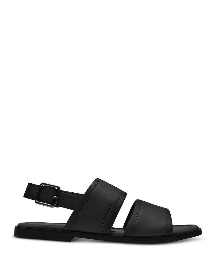 COACH Men's Julian Two Strap Leather Sandals 4