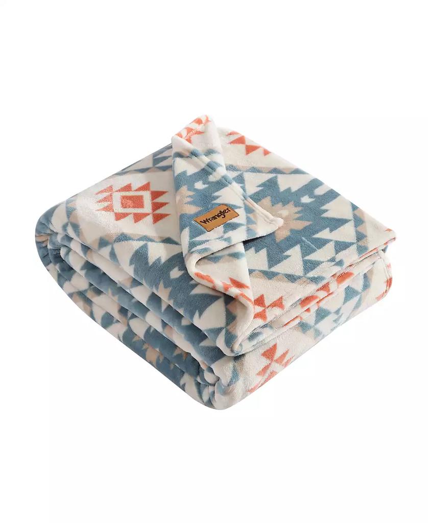 Wrangler Dakota Ultra Soft Plush Fleece Blanket