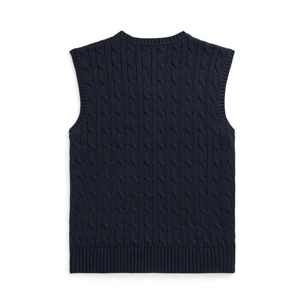 Polo Ralph Lauren Big Boys Cable- Knit Sweater Vest 4