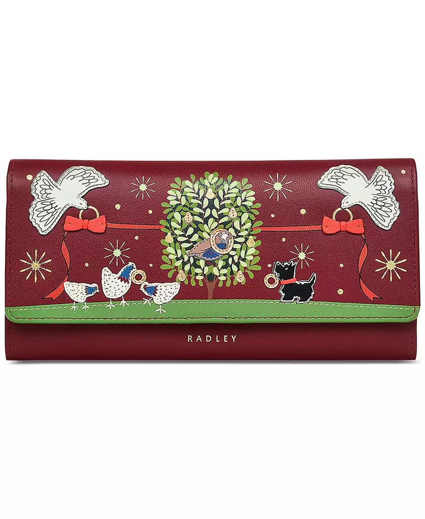 Radley Twelve Days of Christmas Large Leather Flapover Wallet