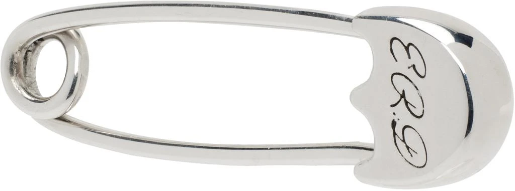 Enfants Riches Deprimes Silver Large Safety Pin Single Earring 2