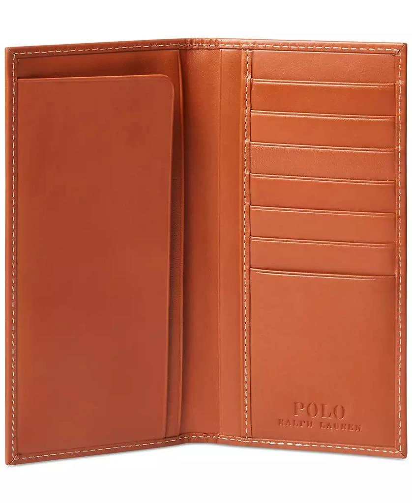 Polo Ralph Lauren Men's Burnished Leather Narrow Wallet 2