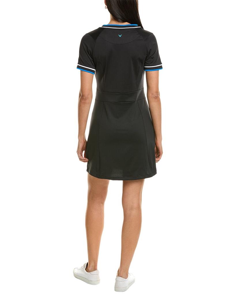 Callaway Callaway V-Neck Colorblocked Mini Dress