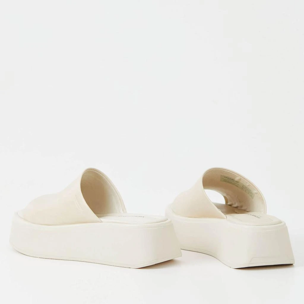 Vagabond Vagabond Women's Courtney Leather Flatform Mules - Off White 3