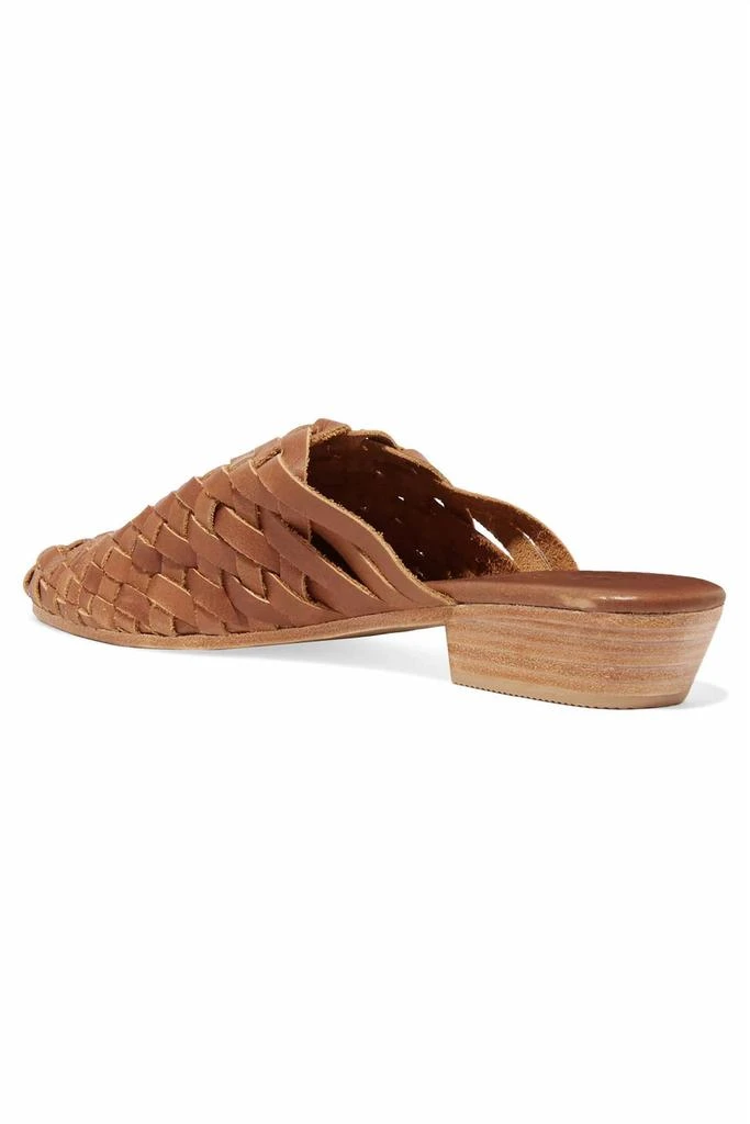 St. Agni Women's Paris Woven Mules In Tan 3