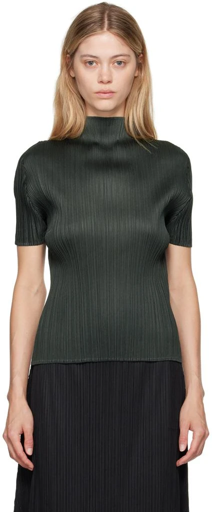 Pleats Please Gray Monthly Colors May T-Shirt 1