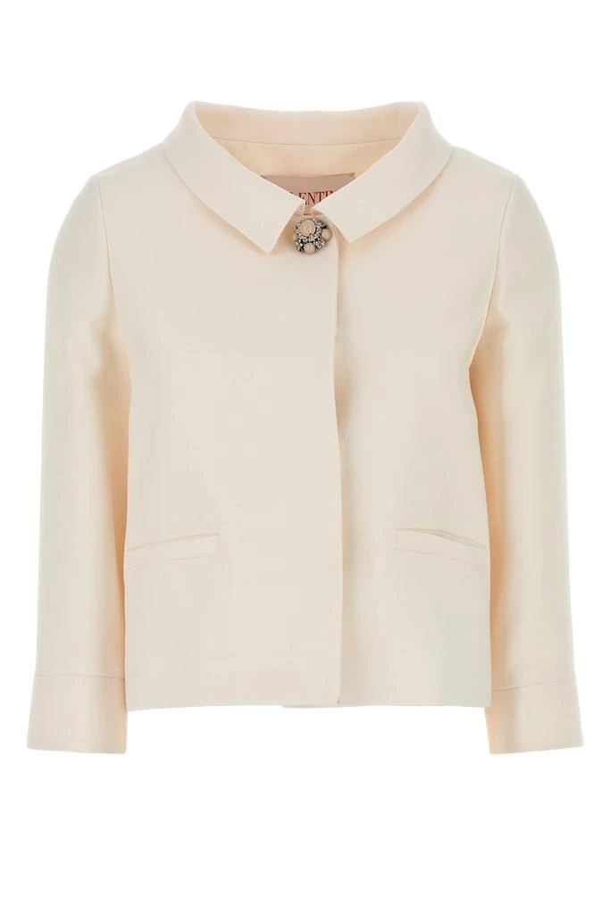 Valentino Ivory crepe blazer 1