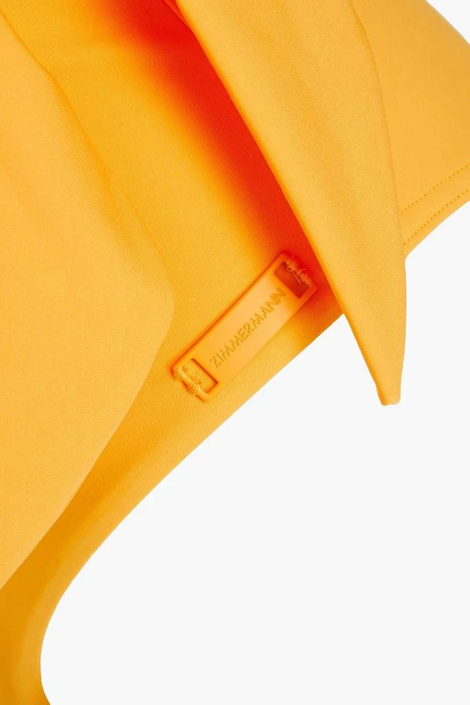 Zimmermann Knotted cutout bandeau swimsuit 4