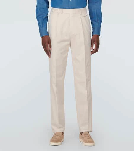 Brunello Cucinelli Cotton and cashmere-blend suit 5