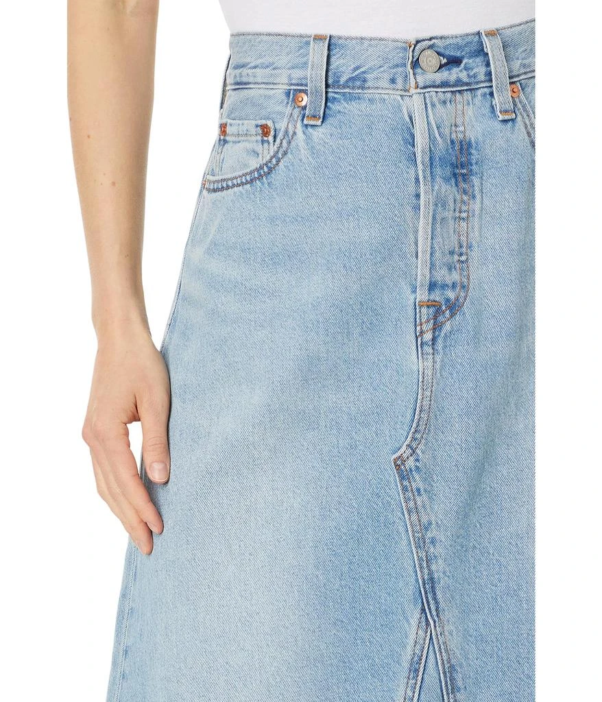 Levi's HR A-Line Deconstructed Midi Skirt 3