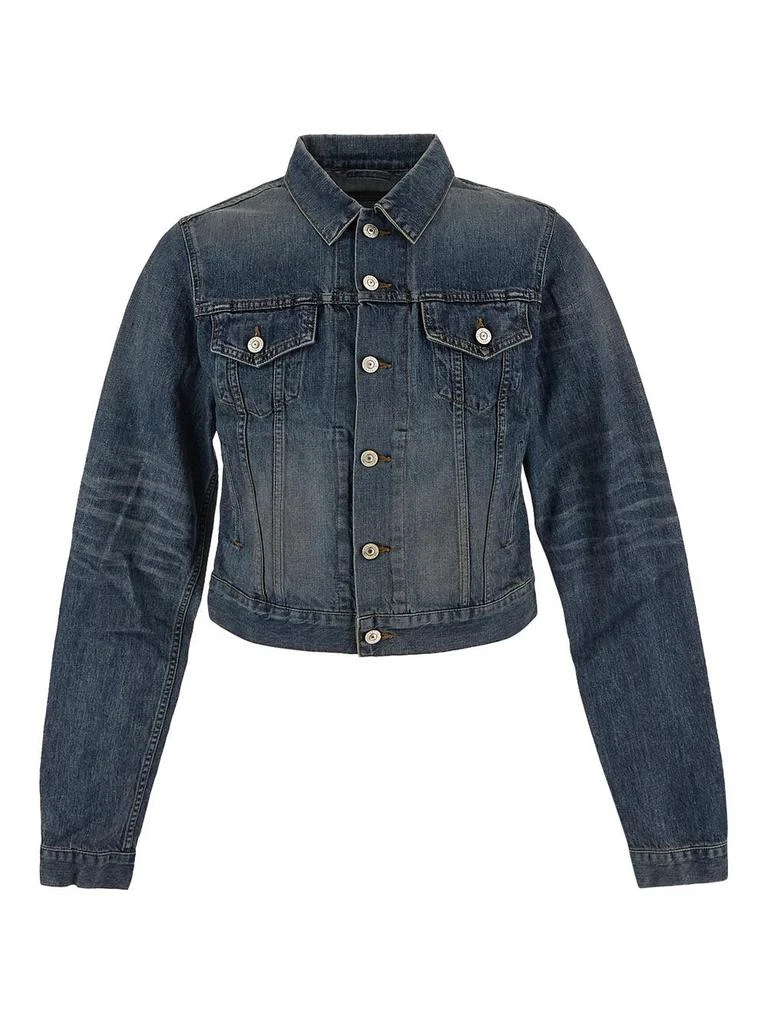 Balenciaga denim jacket woman 1