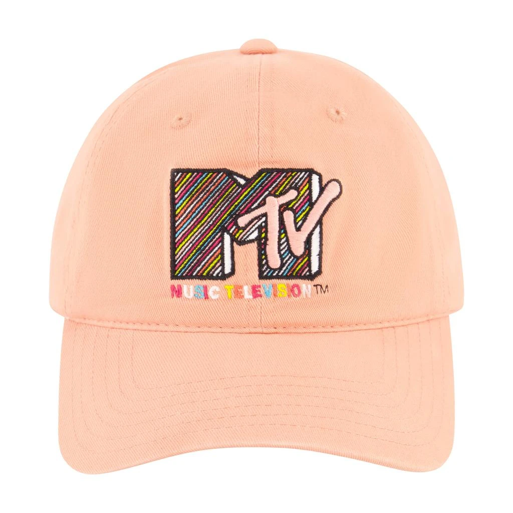 Nickelodeon Nick MTV Diagonal Stripe Logo Dad Cap 1