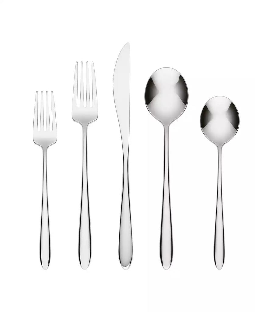 Cambridge Silversmiths Radin Mirror 20 Piece 18/10 Stainless Steel Flatware Set, Service for 4