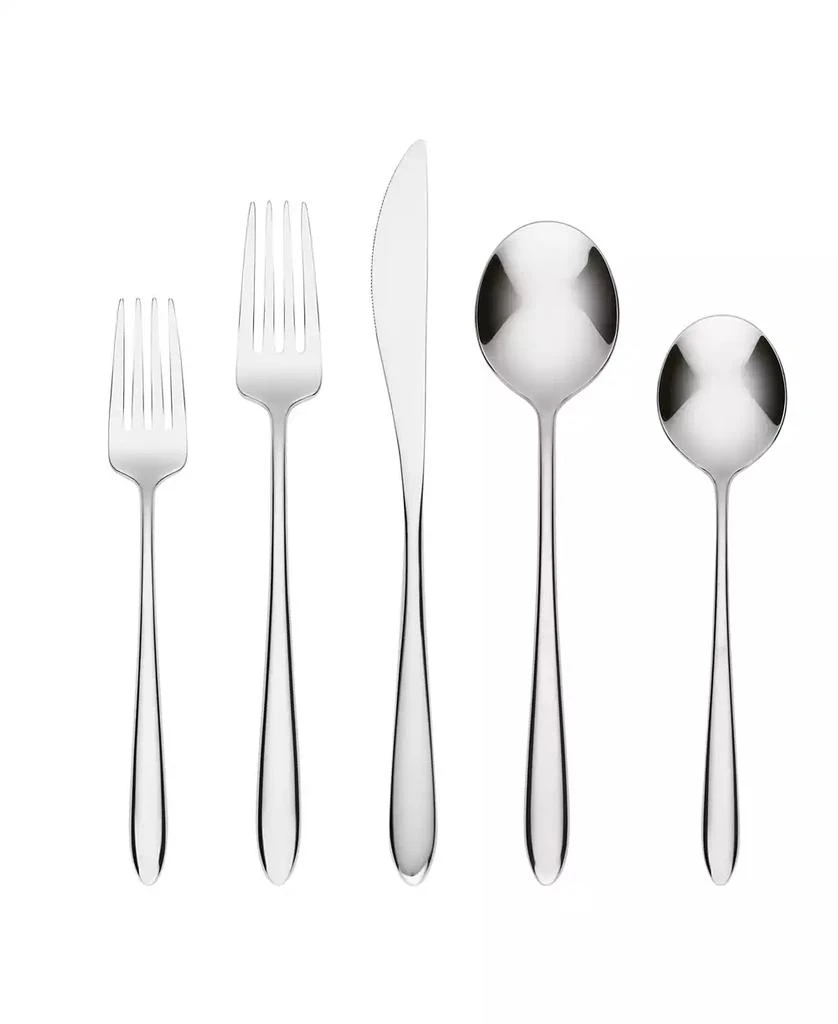 Cambridge Silversmiths Radin Mirror 20 Piece 18/10 Stainless Steel Flatware Set, Service for 4 2