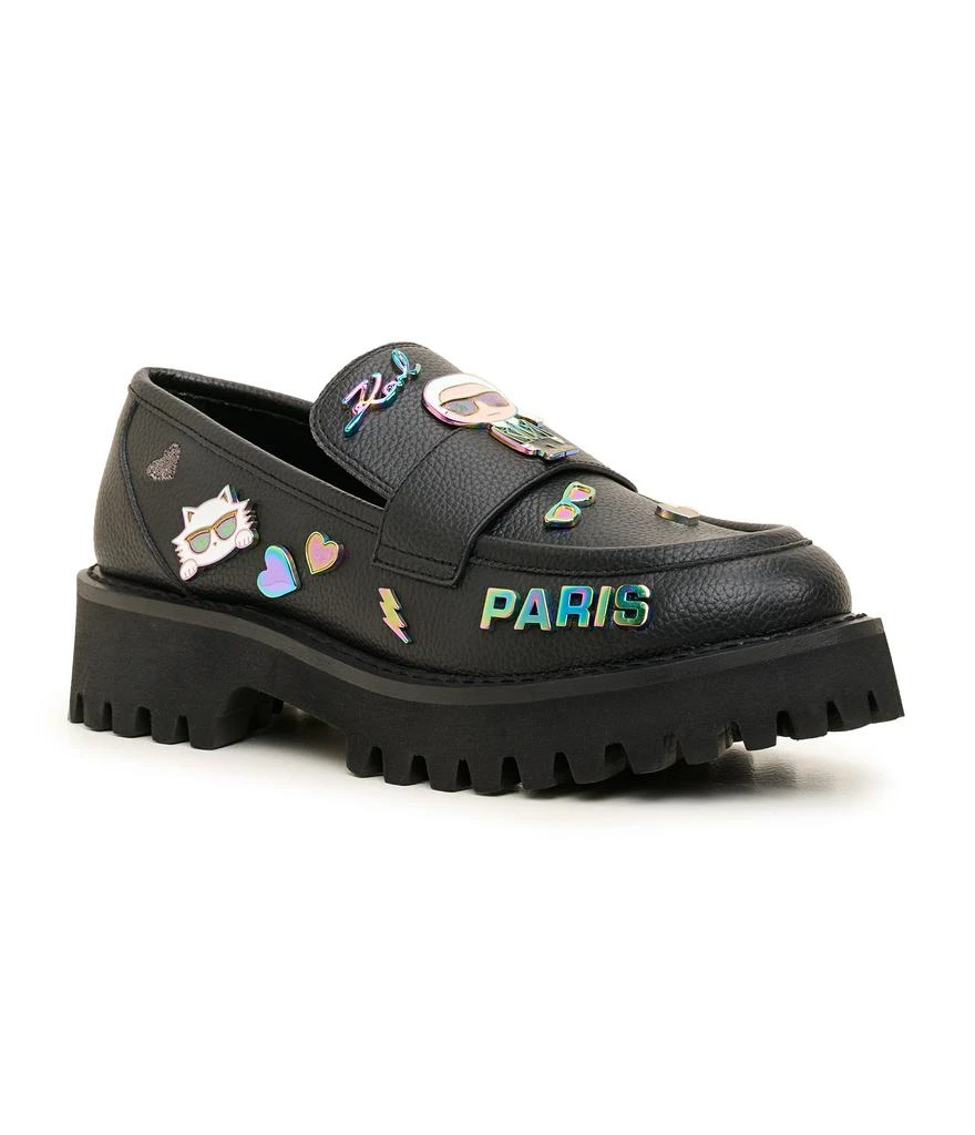 Karl Lagerfeld Paris GASTON CATE PINS LUG SOLE LOAFER 1