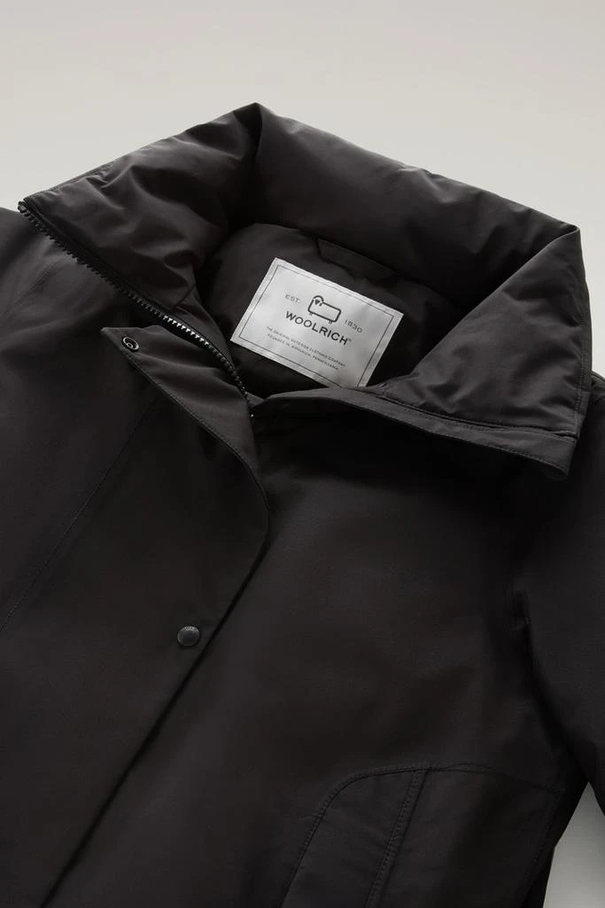 Woolrich Waterproof High-Tech Long Coat in Recycled GORE-TEX - Women - Black 3
