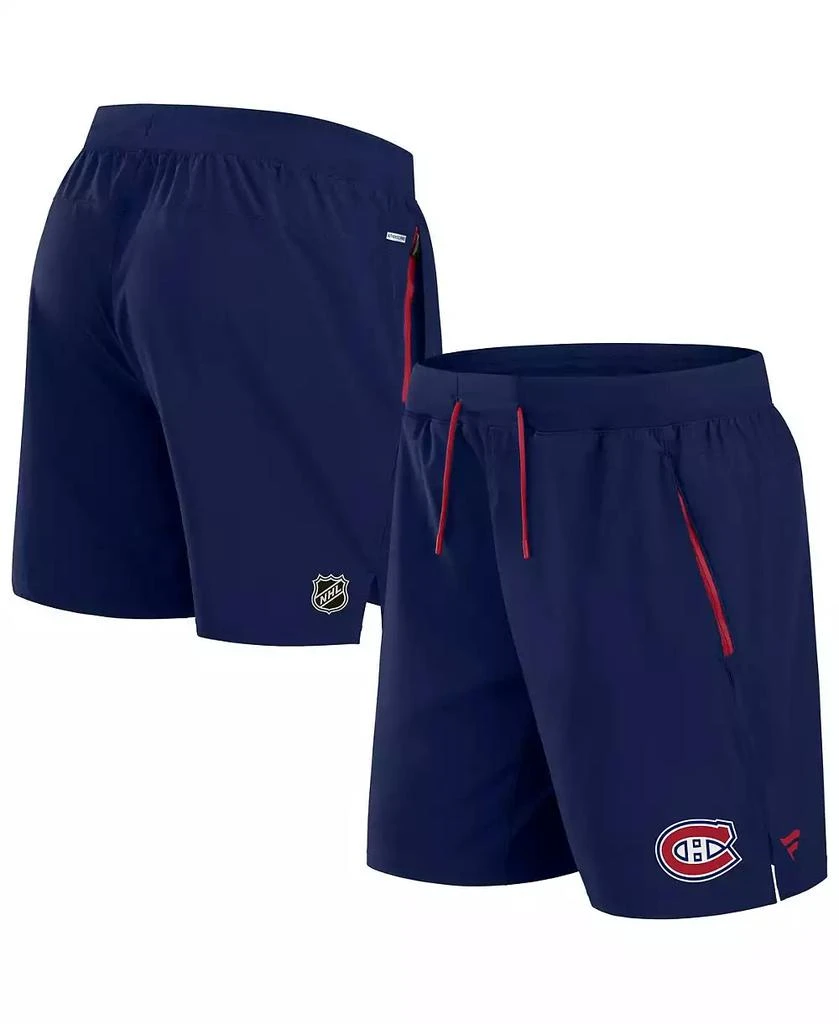 Fanatics Men's Navy Montreal Canadiens Authentic Pro Rink Performance Shorts 1