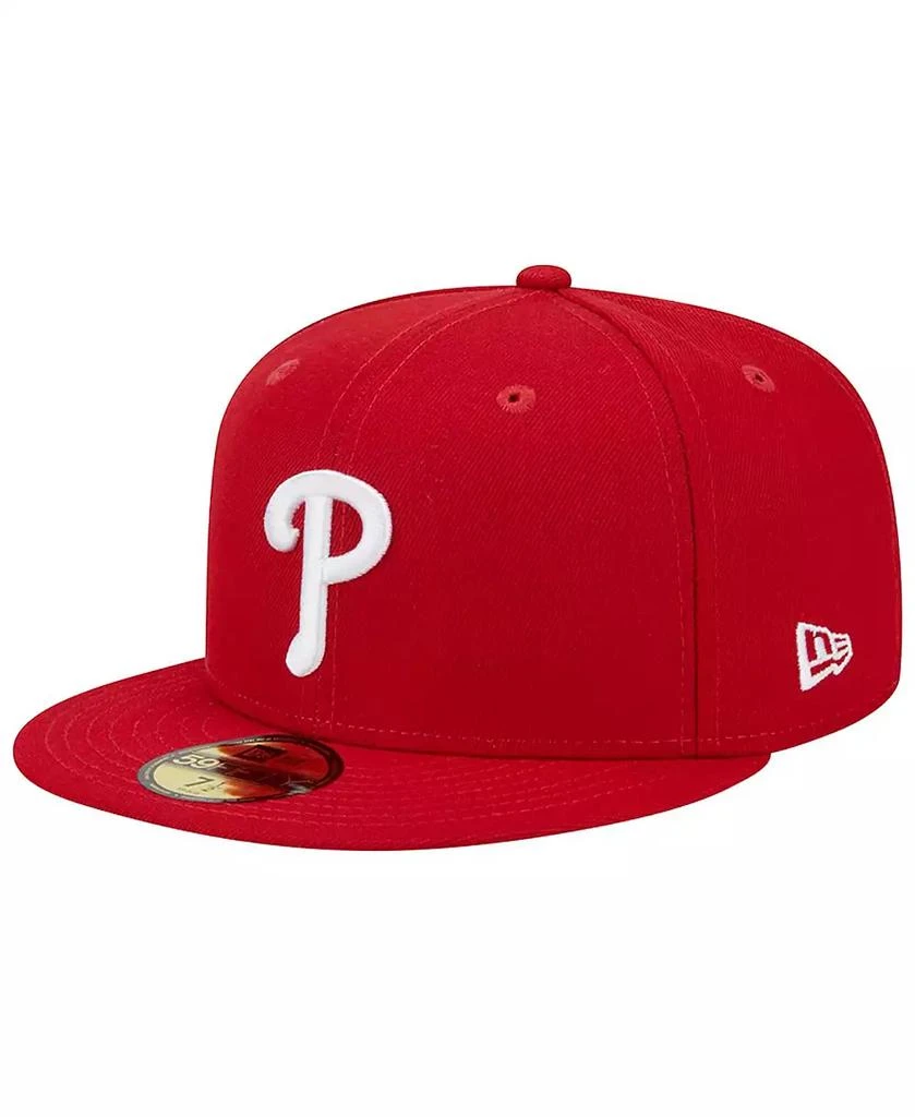 New Era Men's Red Philadelphia Phillies 1980 World Series Team Color 59FIFTY Fitted Hat 4