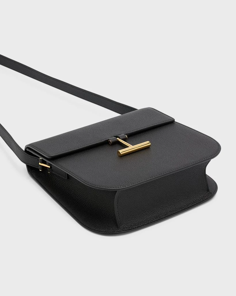 Tom Ford Tara Medium Crossbody in Grained Leather with Leather Strap 8