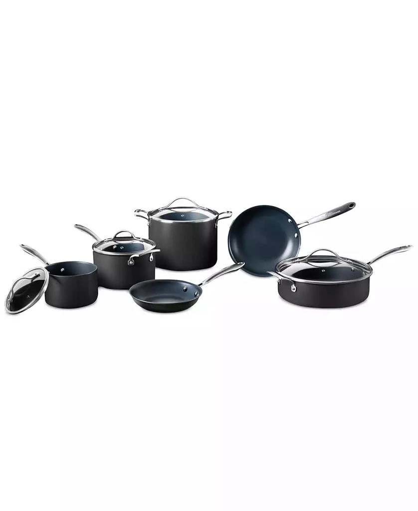 Guy Fieri Flavortown Hard-Anodized Laser Titanium Aluminum 10-Pc. Cookware Set 2
