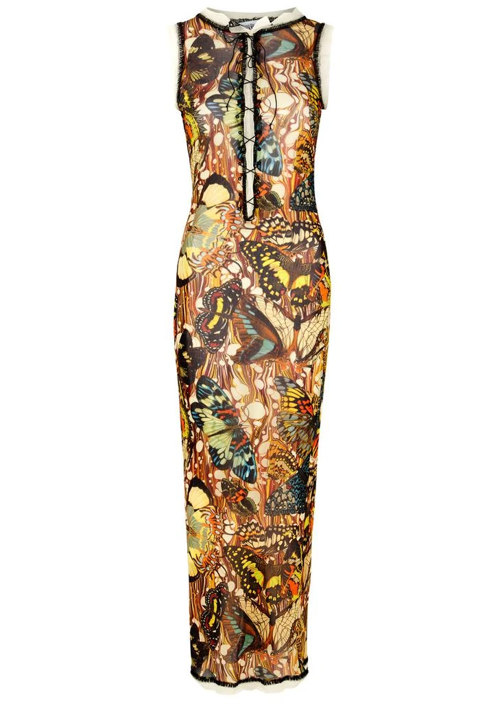 johnny was chloe lace dress Chloe Sequin Embroidered Mesh Skater Dress main image 1