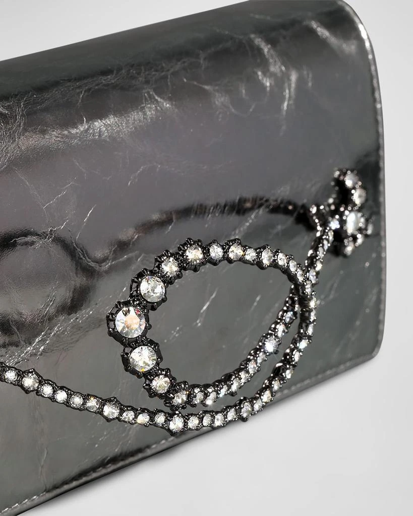 Alexis Bittar Punk Royale Cracked Metallic Clutch Bag 5