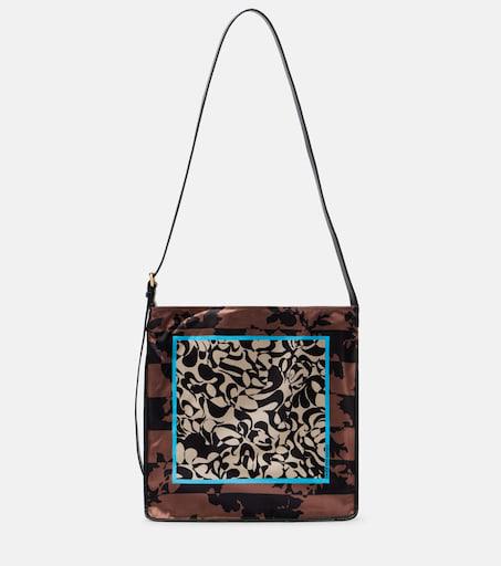 Dries Van Noten Bomber Zip Leather Crossbody Bag - Crossbody Bags