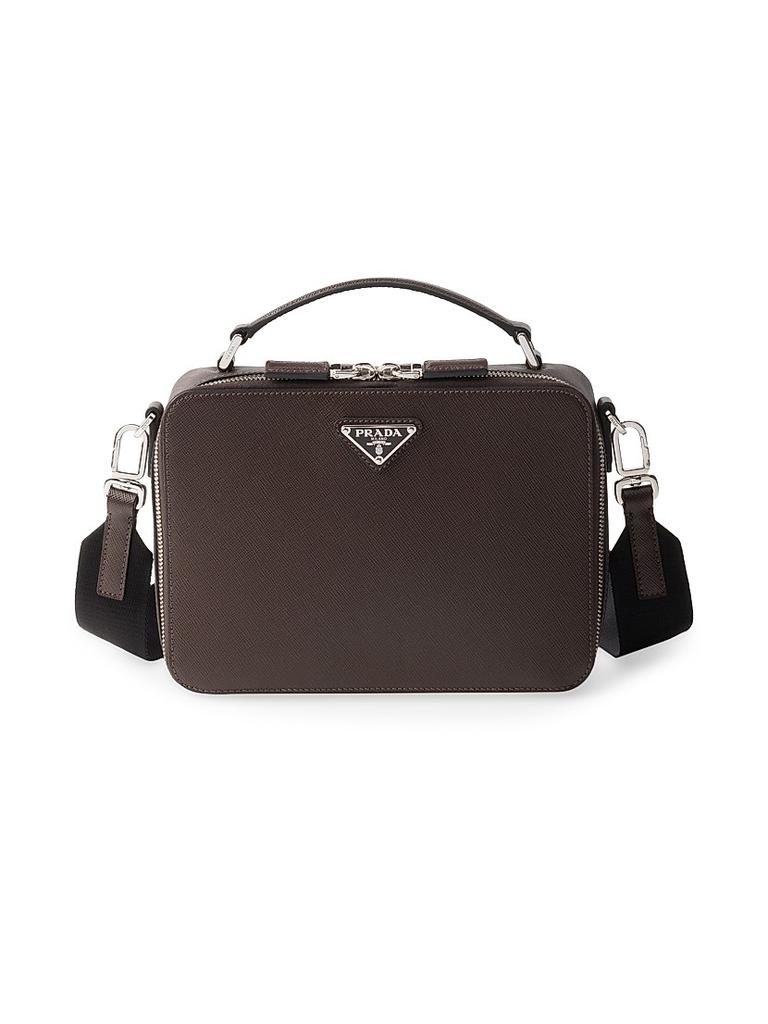 Prada Medium Brique Saffiano Leather Bag - Shoulder Bags