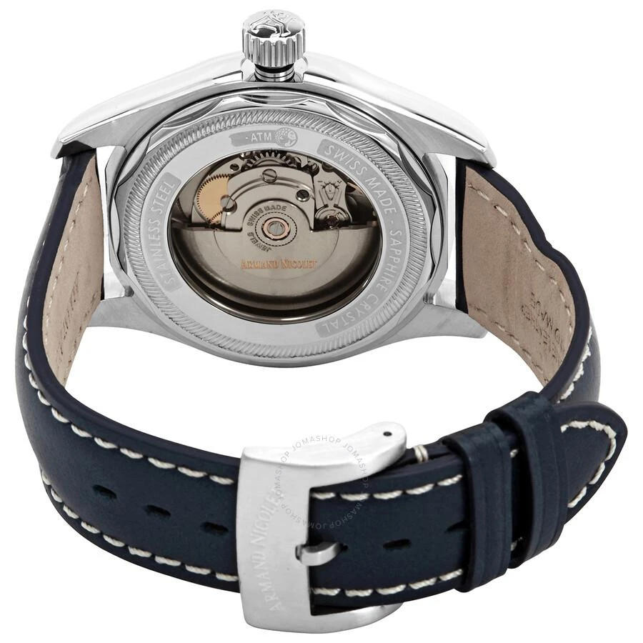 Armand Nicolet MH2 Automatic Blue Dial Men's Watch A640L-BU-P140BU2 3