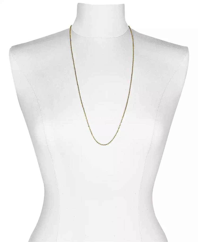 Macy
s Lightweight Rope Chain 30" Necklace (4mm) in 14k Gold 2