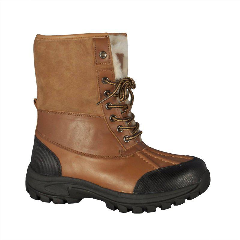 Cloud Nine Ladies Sheepskin Tundra Boot Chestnut