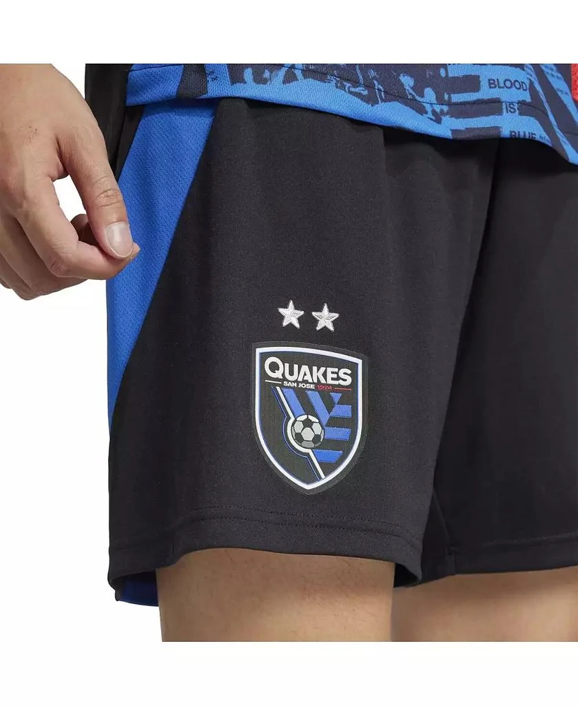 Adidas Men's Black San Jose Earthquakes Home 2025 Headliner Authentic Shorts 2