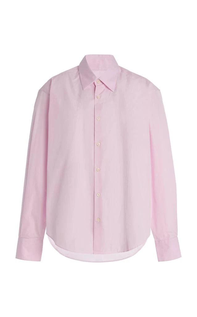 Comme Si Comme Si - Classica Cotton Poplin Shirt - Light Pink - S - Moda Operandi 1