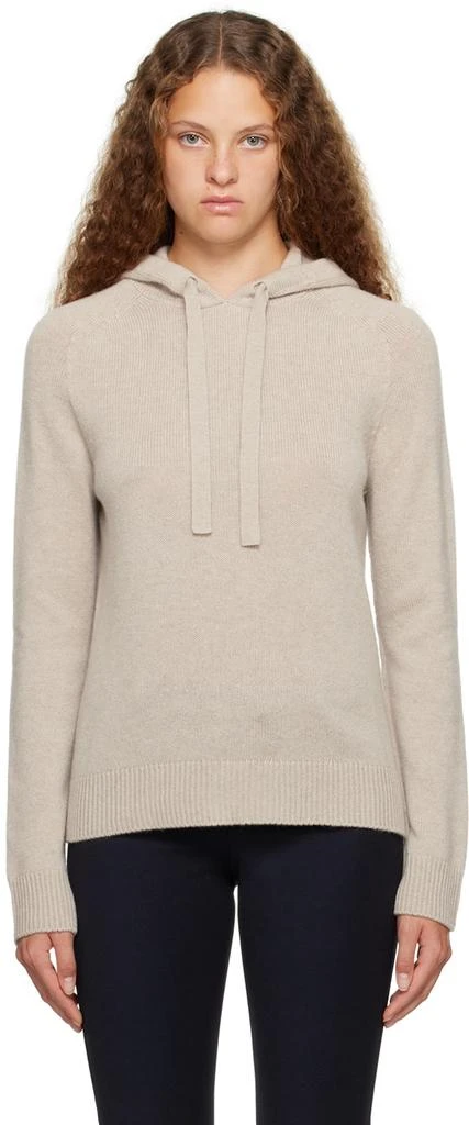 S Max Mara Taupe Virgola Hoodie 1