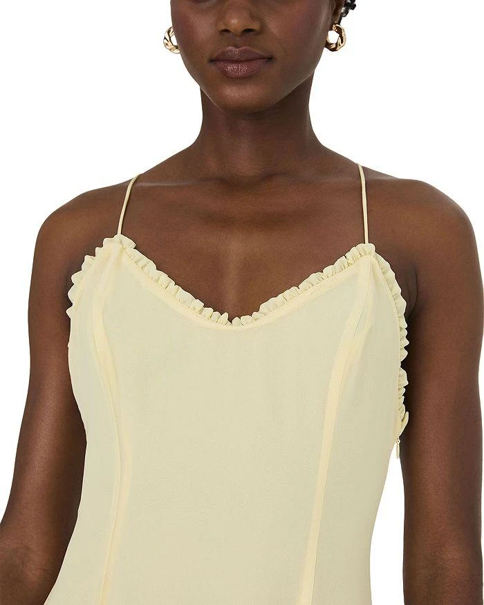 Raya Chiffon Ruffle Neck Midi Dress  On Sale Now with Up to 60% Off |  Discover Exclusive Deals & Savings at BeyondStyle  Authentic French  Connection dress|women with Limited-Time Discounts, Free