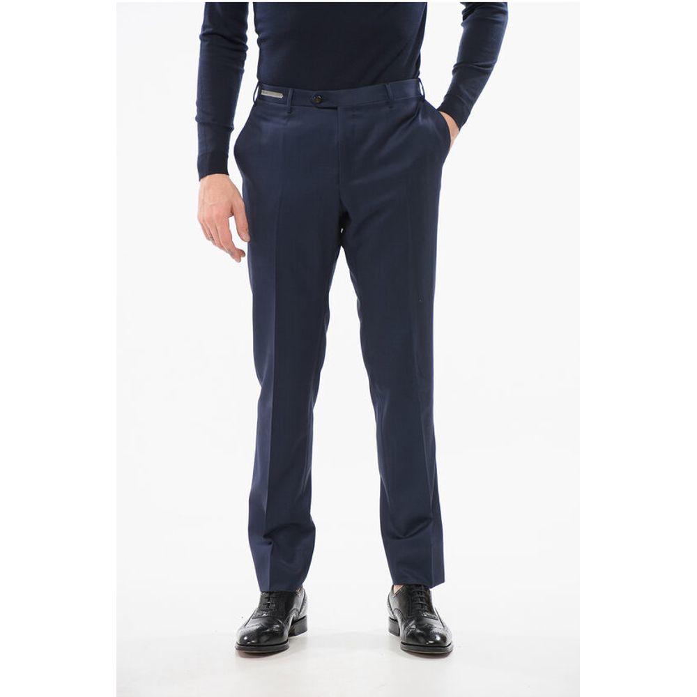 Corneliani Virgin Wool Pleated Men's Pants
