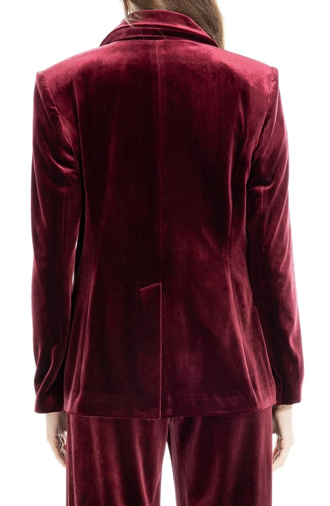 Max Studio Peak Lapel Velvet Blazer 2