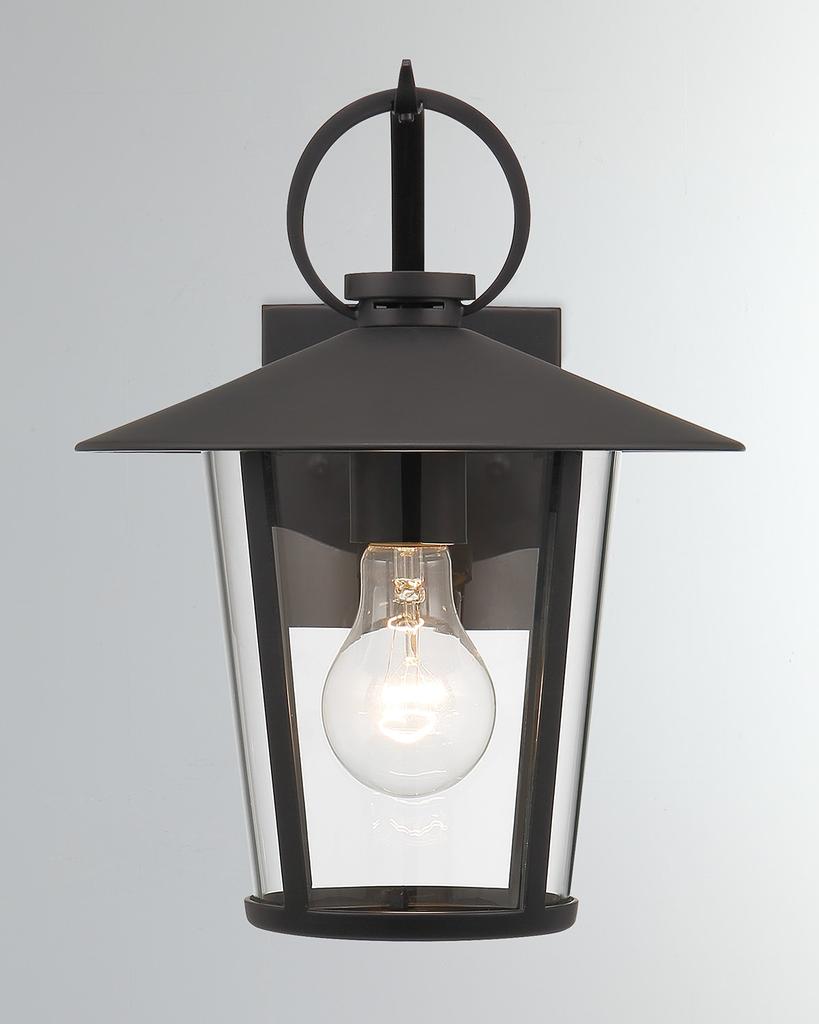 Crystorama Andover 1-Light Matte Outdoor Sconce