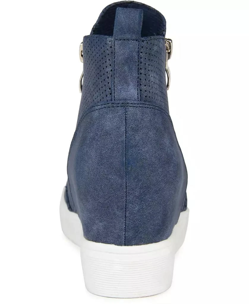 Journee Collection Women's Pennelope Wedge Sneakers 8