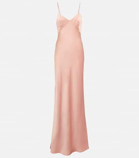 Max Mara Bridal Selce satin slip dress 1