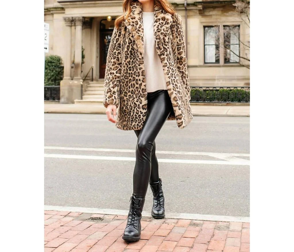 FABULOUS FURS Le Mink Jacket In Leopard 4