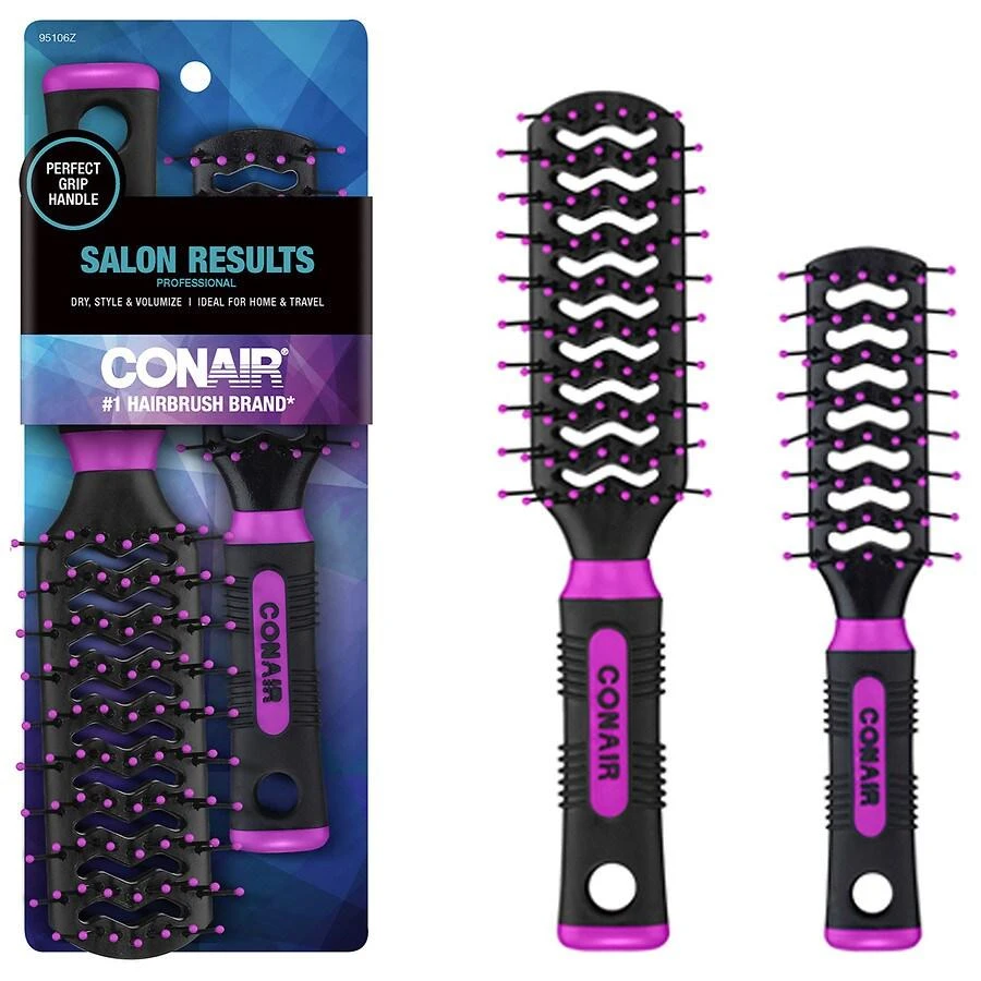 Conair Professional Vent Hairbrush 2 pc Multi-Size Set 3