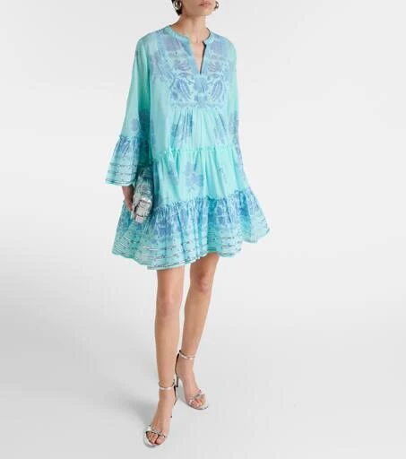 Juliet Dunn Printed cotton minidress 2