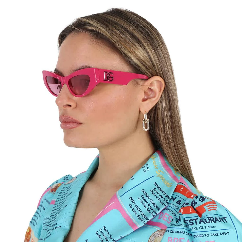 DOLCE & GABBANA Cat-Eye Mirrored Sunglasses Dolce & Gabbana Pink Mirrored Cat Eye Ladies Sunglasses  main image 2