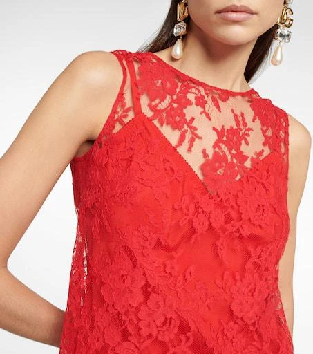 Dolce 
Gabbana Floral Chantilly lace top 4