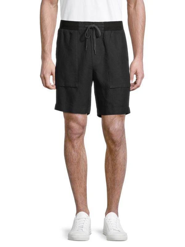 Vince Lightweight Hemp Pull-On Shorts 1