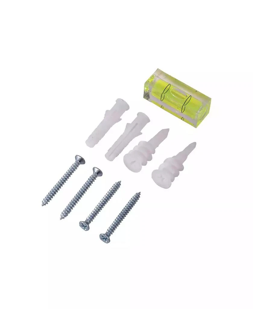 EMMA+OLIVER Afsin Wall Mirror with Silver Backed Glass for Clarity for Entryways, Bathrooms 
More 3