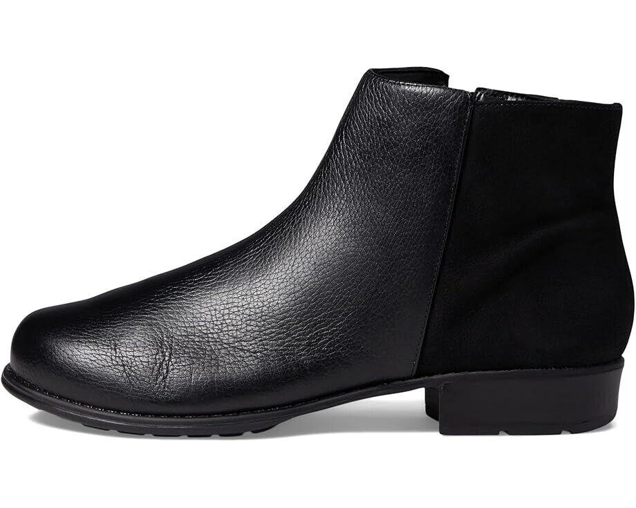 Walking Cradles Lewis Boots Women's US 10 Black Leather Side Zip Bootie ZPO1442
