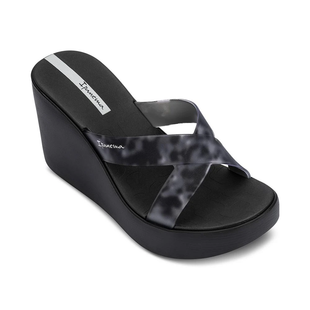 Ipanema High Fashion Fem Platform Wedge Slide Sandals 1